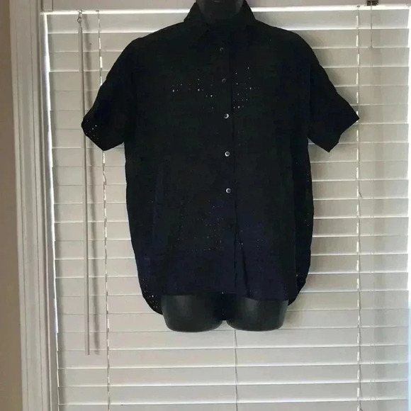 Madewell Perforated Button Front Size XXS - Picture 1 of 5